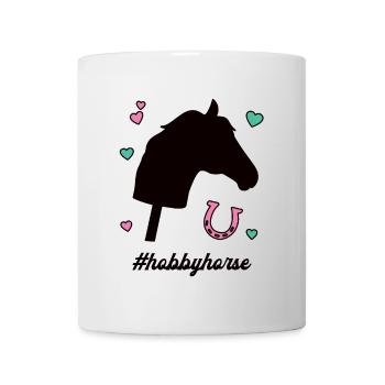 Hobbyhorse Steckenpferde Reiten Pferd Hobby Horse - Tasse - Weiß - Vorne