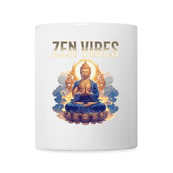 Buddha Buddhismus Religion Spirituell Meditation - Tasse - Weiß - Vorne
