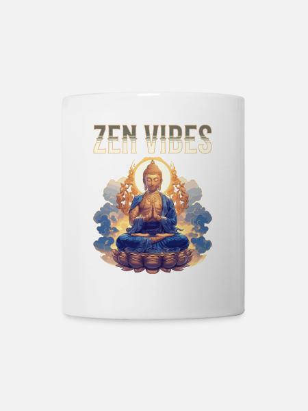 Bouddha Bouddhisme Religion Méditation spirituelle - Mug blanc - blanc