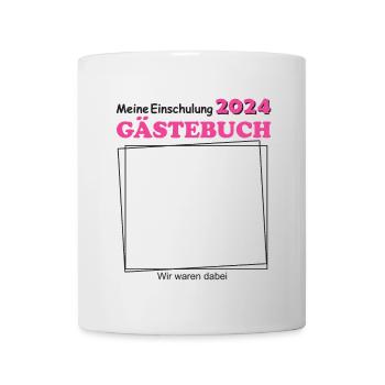 My School Enrollment 2024 Guestbook - Girls - Mug - white - Front