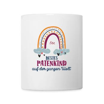 Bestes Patenkind Hochzeit Taufe Patensohn Paten - Tasse - Weiß - Vorne