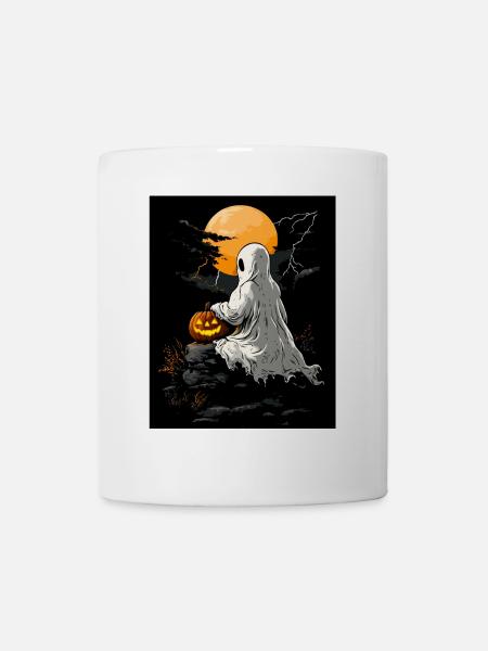 Halloween Geschenk Frauen Geist Männer Kinder Deko - Tasse - Weiß