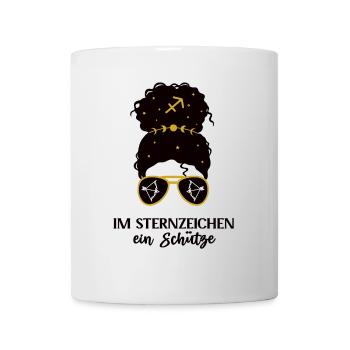 Sternzeichen Schütze Geburtstag Sternbild Dezember - Tasse - Weiß - Vorne