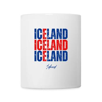 Drapeau de l’Islande, fierté islandaise - Mug blanc - blanc - Devant
