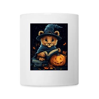 Halloween Cadeau Femmes Lion Hommes Enfants Décoration - Mug blanc - blanc - Devant