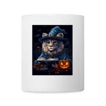 Halloween Cadeau Femmes Lion Hommes Enfants Décoration - Mug blanc - blanc - Devant