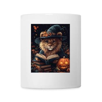 Halloween Cadeau Femmes Lion Hommes Enfants Décoration - Mug blanc - blanc - Devant