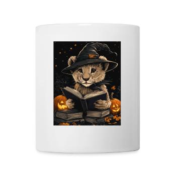 Halloween Cadeau Femmes Lion Hommes Enfants Décoration - Mug blanc - blanc - Devant