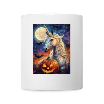 Cadeau d’Halloween Femmes Licorne Hommes Enfants - Mug blanc - blanc - Devant