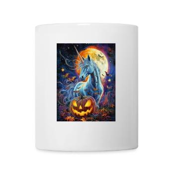 Cadeau d’Halloween Femmes Licorne Hommes Enfants - Mug blanc - blanc - Devant
