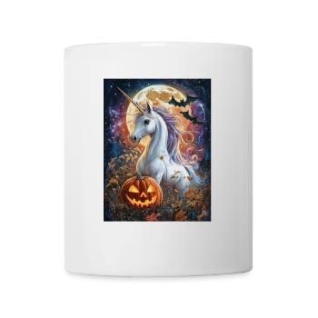 Cadeau d’Halloween Femmes Licorne Hommes Enfants - Mug blanc - blanc - Devant