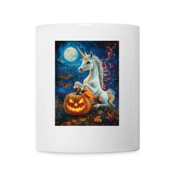 Cadeau d’Halloween Femmes Licorne Hommes Enfants - Mug blanc - blanc - Devant