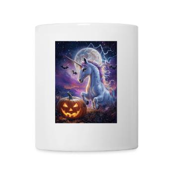 Cadeau d’Halloween Femmes Licorne Hommes Enfants - Mug blanc - blanc - Devant