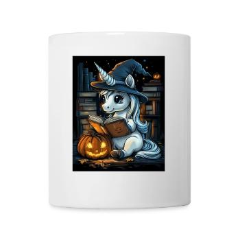 Cadeau d’Halloween Femmes Licorne Hommes Enfants - Mug blanc - blanc - Devant