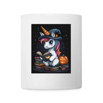 Cadeau d’Halloween Femmes Licorne Hommes Enfants - Mug blanc - blanc - Devant