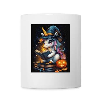 Cadeau d’Halloween Femmes Licorne Hommes Enfants - Mug blanc - blanc - Devant
