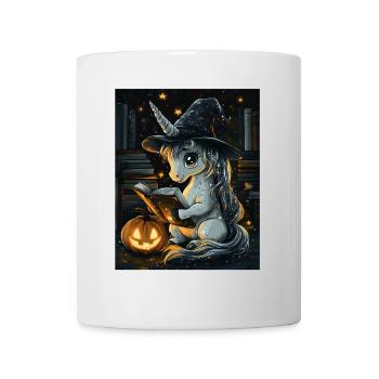 Cadeau d’Halloween Femmes Licorne Hommes Enfants - Mug blanc - blanc - Devant