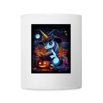 Cadeau d’Halloween Femmes Licorne Hommes Enfants - Mug blanc - blanc - Devant