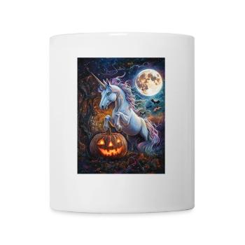 Cadeau d’Halloween Femmes Licorne Hommes Enfants - Mug blanc - blanc - Devant