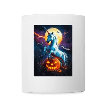 Cadeau d’Halloween Femmes Licorne Hommes Enfants - Mug blanc - blanc - Devant