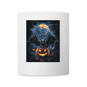 Cadeau d’Halloween Femmes Chauve-souris Hommes Enfants - Mug blanc - blanc - Devant