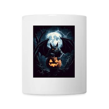 Cadeau d’Halloween Femmes Chauve-souris Hommes Enfants - Mug blanc - blanc - Devant