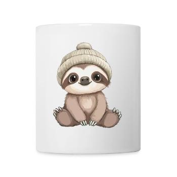 Sloth Cute Cute Baby Kids Animal Cartoon - Mug - white - Front