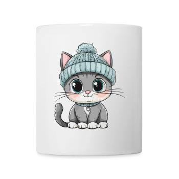 Cat Cute Cute Baby Kids Animal Cartoon - Mug - white - Front