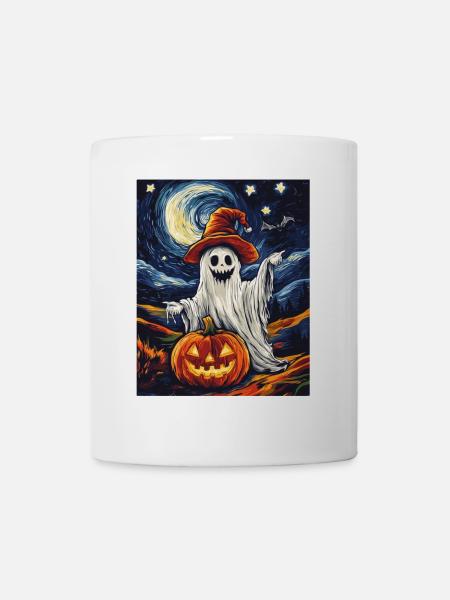 Halloween Geschenk Frauen Geist Männer Kinder Deko - Tasse - Weiß