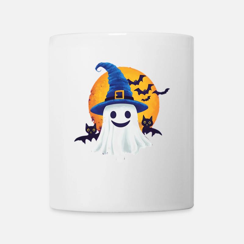 Halloween Geschenk Frauen Geist Männer Kinder Deko - Tasse - Weiß