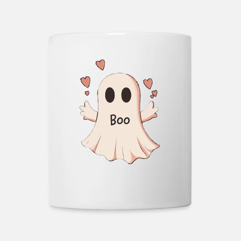 Halloween Geschenk Frauen Geist Männer Kinder Deko - Tasse - Weiß