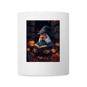 Cadeau d’Halloween Femmes Coq Hommes Enfants Décoration - Mug blanc - blanc - Devant