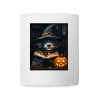 Halloween Cadeau Femmes Chien Hommes Enfants Décoration - Mug blanc - blanc - Devant
