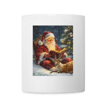 Weihnachtsmann Frauen Männer Kinder Weihnachten - Tasse - Weiß - Vorne