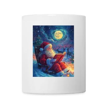 Weihnachtsmann Frauen Männer Kinder Weihnachten - Tasse - Weiß - Vorne