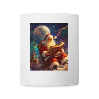 Père Noël Femmes Hommes Enfants Noël - Mug blanc - blanc - Devant