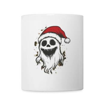 Halloween Gift Ghost with Christmas Hat Decoration - Mug - white - Front