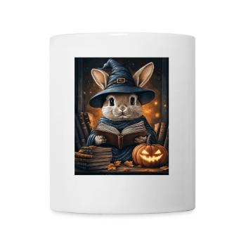 Cadeau d’Halloween Femmes Lapin Hommes Enfants Décoration - Mug blanc - blanc - Devant