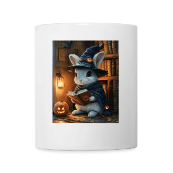 Cadeau d’Halloween Femmes Lapin Hommes Enfants Décoration - Mug blanc - blanc - Devant