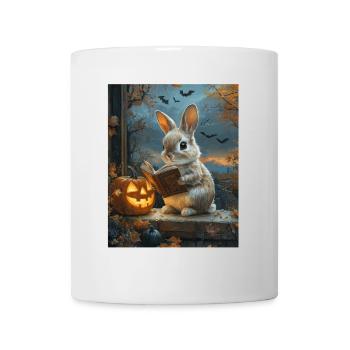 Halloween Lapin Cadeau Femmes Hommes Enfants Décoration - Mug blanc - blanc - Devant