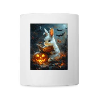 Halloween Lapin Cadeau Femmes Hommes Enfants Décoration - Mug blanc - blanc - Devant