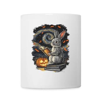 Halloween Lapin Cadeau Femmes Hommes Enfants Décoration - Mug blanc - blanc - Devant