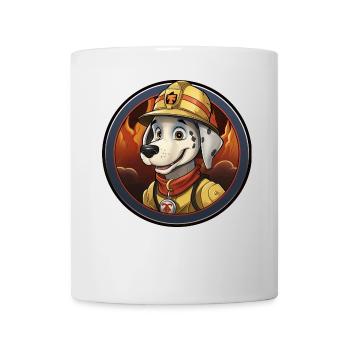 Hunde Feuerwehr - Tasse - Weiß - Vorne