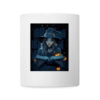 Halloween Cadeau Femmes Sorcière Hommes Enfants Décoration - Mug blanc - blanc - Devant