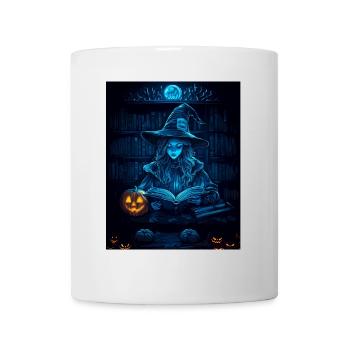 Halloween Cadeau Femmes Sorcière Hommes Enfants Décoration - Mug blanc - blanc - Devant