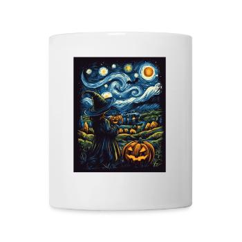 Halloween Cadeau Femmes Sorcière Hommes Enfants Décoration - Mug blanc - blanc - Devant