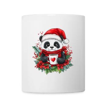 Panda Café Décoration de Noël Femmes Hommes Enfants - Mug blanc - blanc - Devant