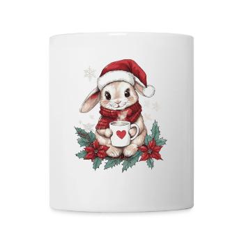 Bunny Coffee Christmas Decoration Women Men Children - Mug - white - Front