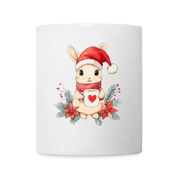 Bunny Coffee Christmas Decoration Women Men Children - Mug - white - Front