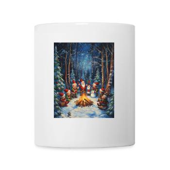 Père Noël Femmes Hommes Enfants Noël - Mug blanc - blanc - Devant